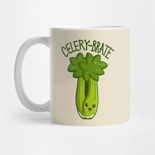 “Celery-Brate” Celebrating Celery Mug